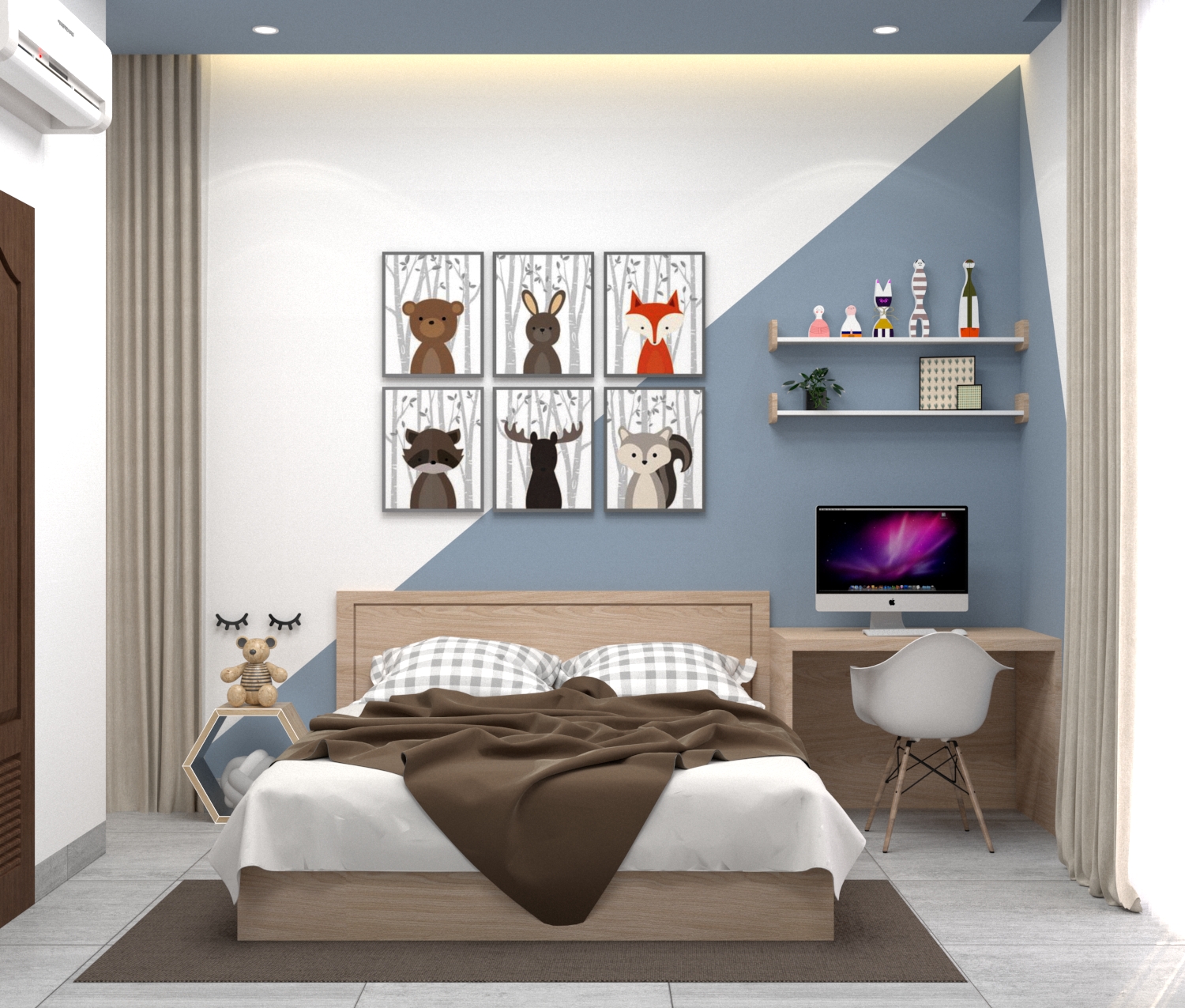 Nội thất phòng ngủ bé trai,đơn giản - Phú Mỹ