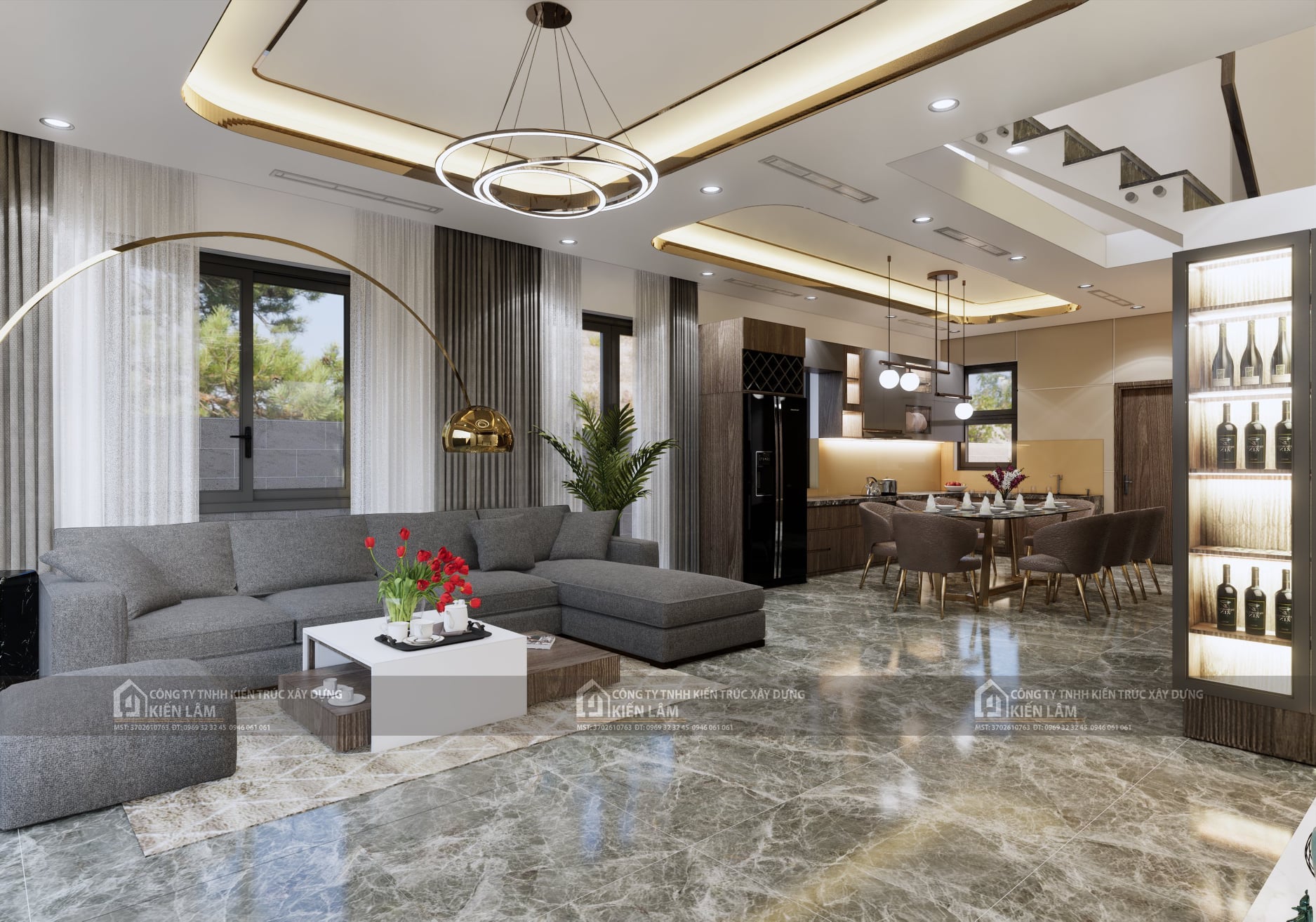 THIẾT KẾ NỘI THẤT CĂN HỘ HARUKA